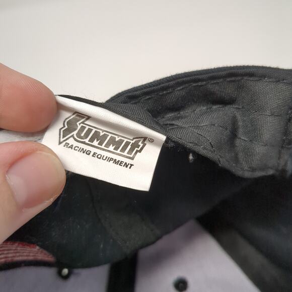 Summit Racing Equipment Strapback Hat Black One Size Adjustable Vent Holes - Picture 9 of 10